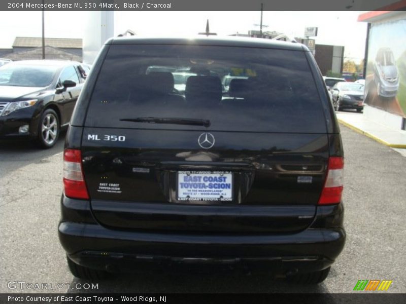 Black / Charcoal 2004 Mercedes-Benz ML 350 4Matic