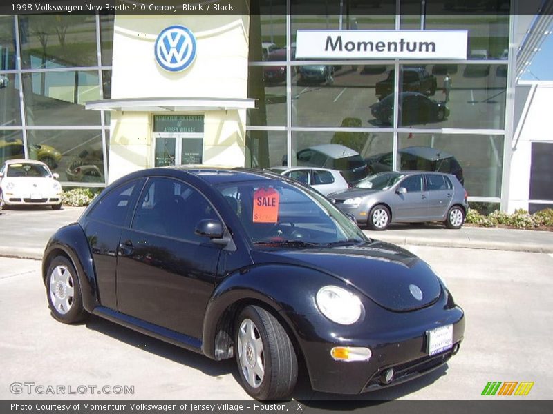 Black / Black 1998 Volkswagen New Beetle 2.0 Coupe