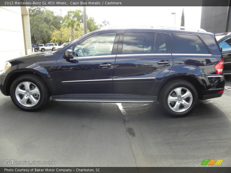 Capri Blue Metallic / Cashmere 2012 Mercedes-Benz GL 450 4Matic