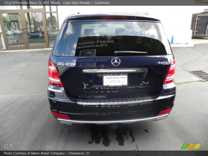 Capri Blue Metallic / Cashmere 2012 Mercedes-Benz GL 450 4Matic