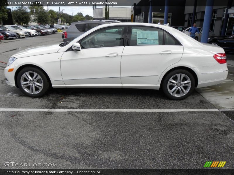 Arctic White / Almond/Mocha 2011 Mercedes-Benz E 350 Sedan