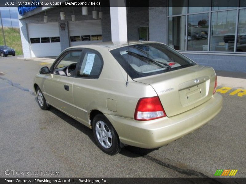  2002 Accent GS Coupe Desert Sand