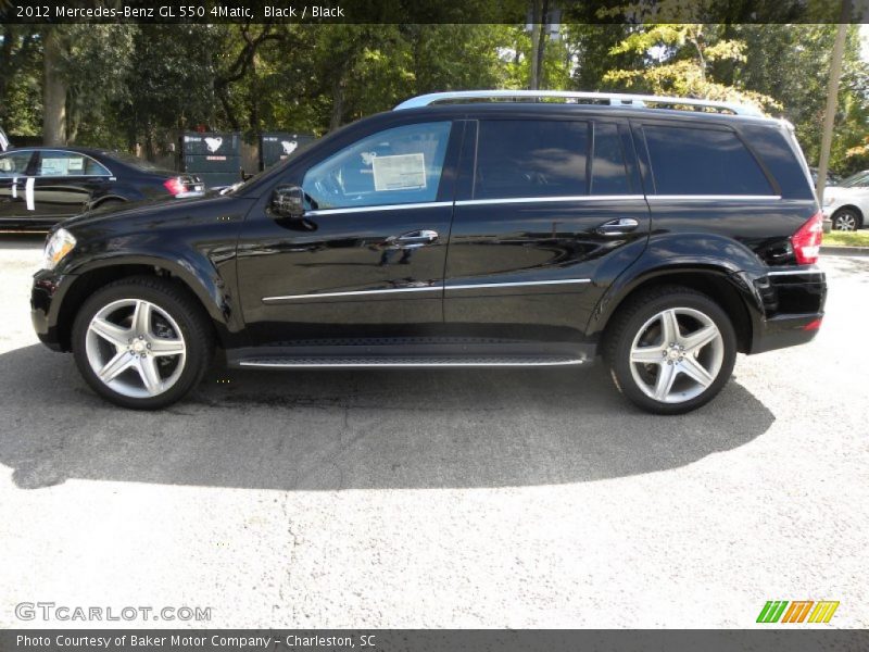 Black / Black 2012 Mercedes-Benz GL 550 4Matic