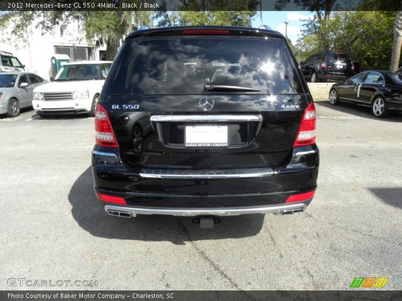 Black / Black 2012 Mercedes-Benz GL 550 4Matic