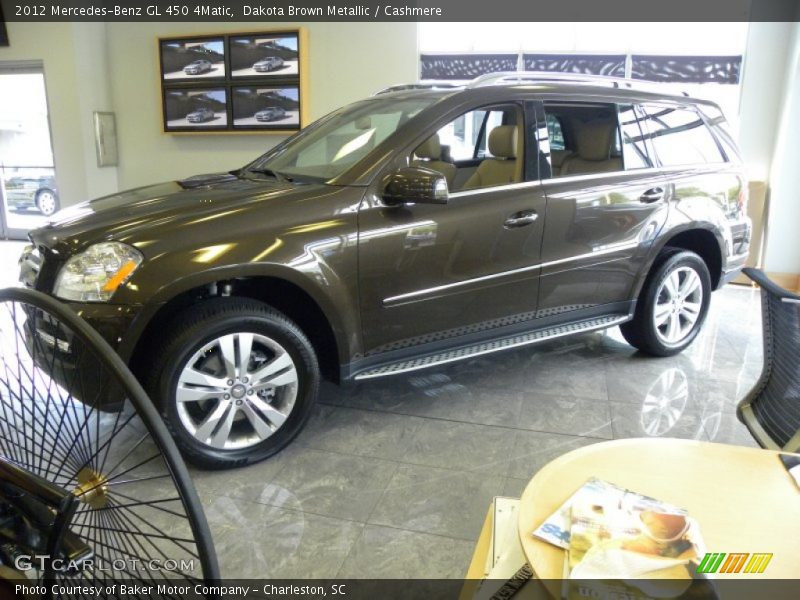 Dakota Brown Metallic / Cashmere 2012 Mercedes-Benz GL 450 4Matic