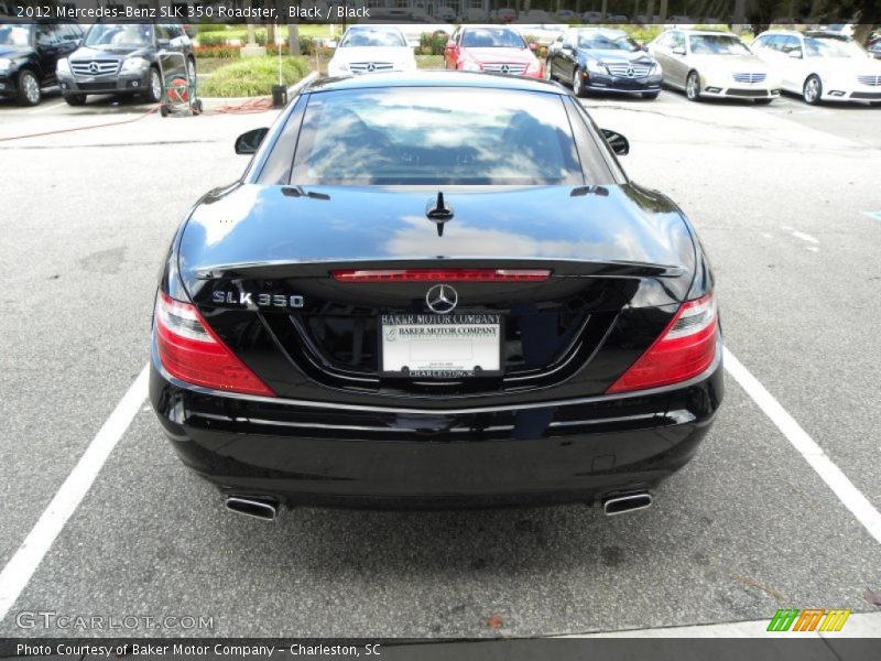 Black / Black 2012 Mercedes-Benz SLK 350 Roadster