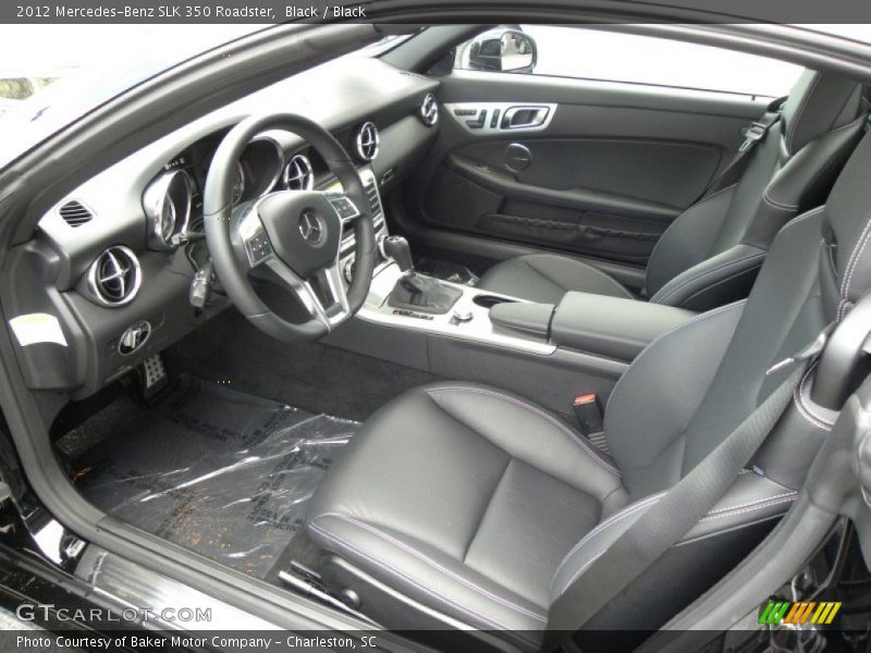 Black / Black 2012 Mercedes-Benz SLK 350 Roadster