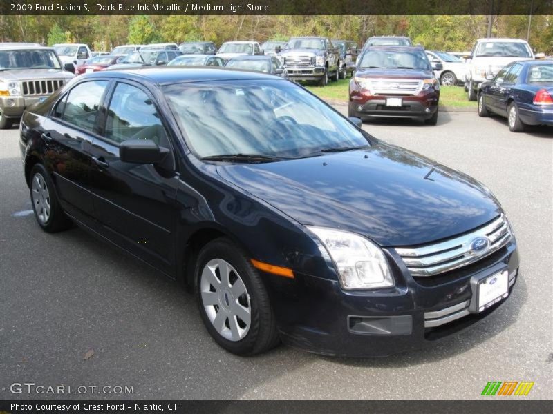 Dark Blue Ink Metallic / Medium Light Stone 2009 Ford Fusion S