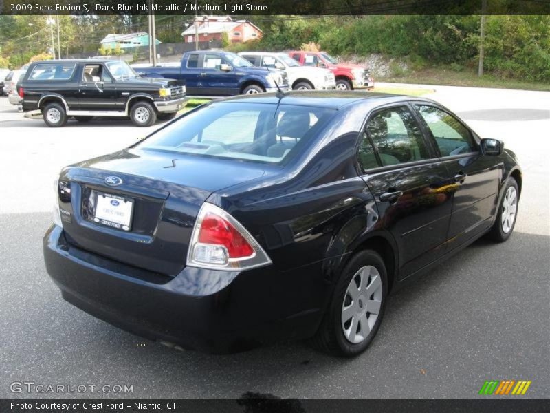 Dark Blue Ink Metallic / Medium Light Stone 2009 Ford Fusion S