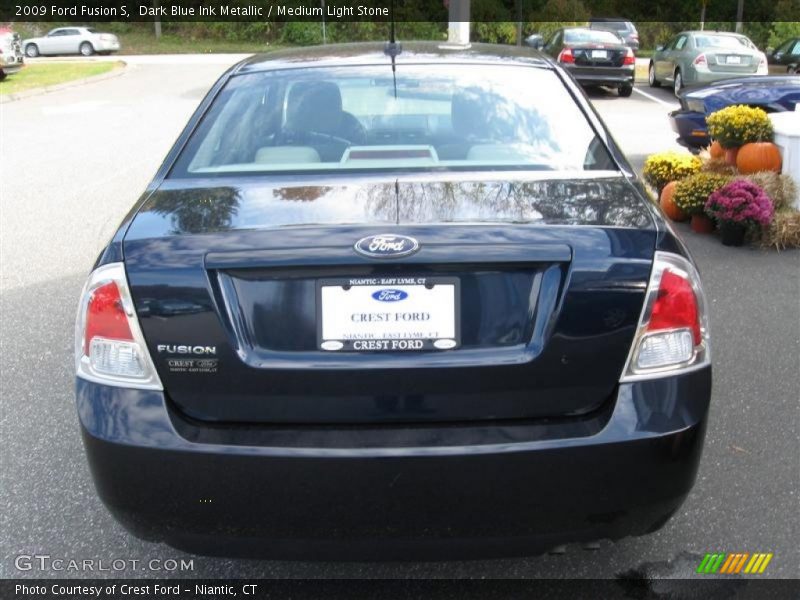 Dark Blue Ink Metallic / Medium Light Stone 2009 Ford Fusion S