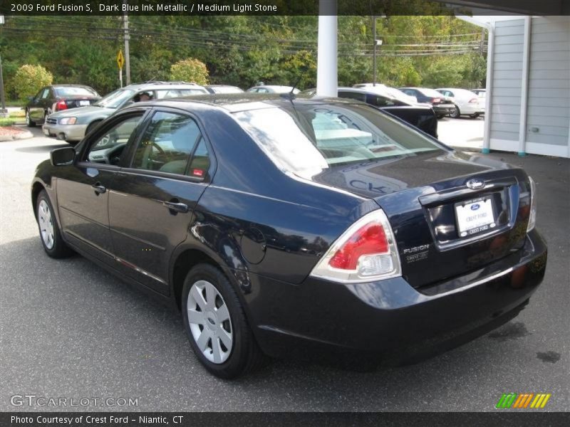 Dark Blue Ink Metallic / Medium Light Stone 2009 Ford Fusion S