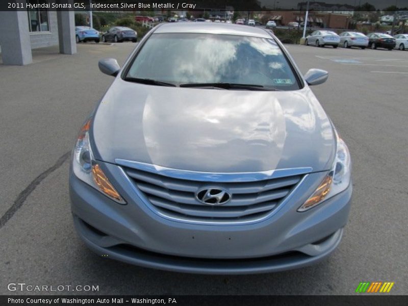 Iridescent Silver Blue Metallic / Gray 2011 Hyundai Sonata GLS