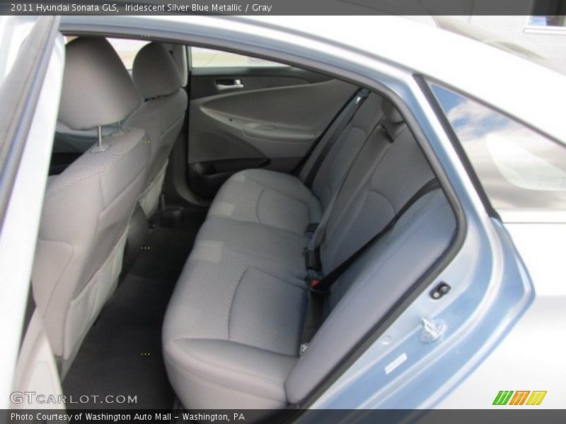 Iridescent Silver Blue Metallic / Gray 2011 Hyundai Sonata GLS