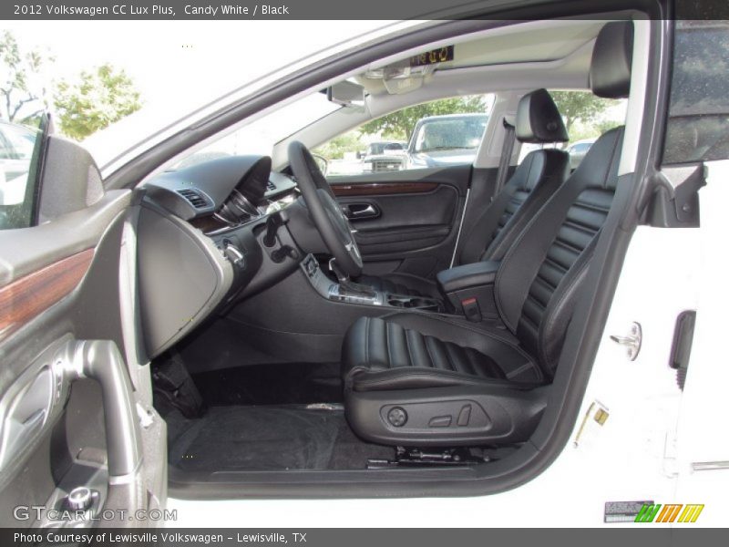 Candy White / Black 2012 Volkswagen CC Lux Plus