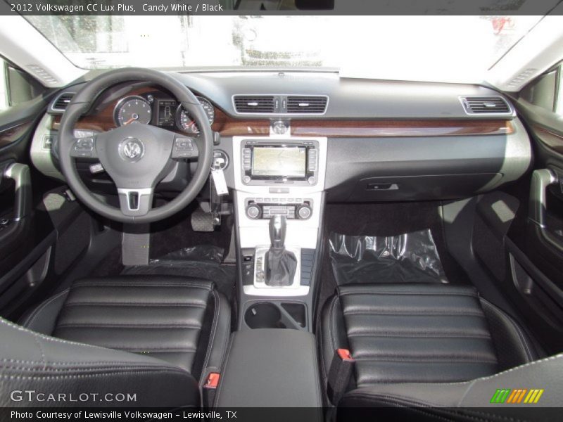 Candy White / Black 2012 Volkswagen CC Lux Plus