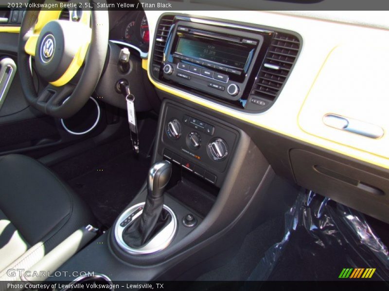Saturn Yellow / Titan Black 2012 Volkswagen Beetle 2.5L