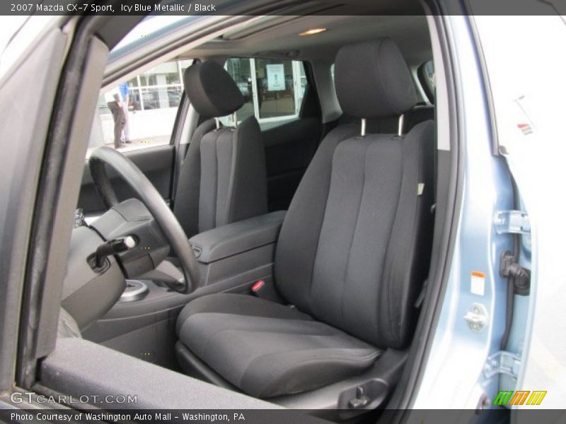 Icy Blue Metallic / Black 2007 Mazda CX-7 Sport