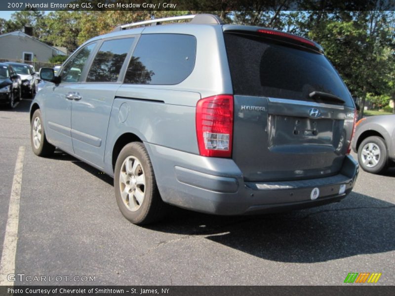 Green Meadow Gray / Gray 2007 Hyundai Entourage GLS