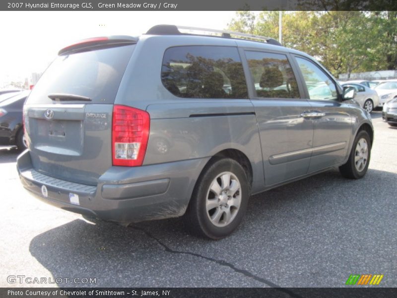 Green Meadow Gray / Gray 2007 Hyundai Entourage GLS