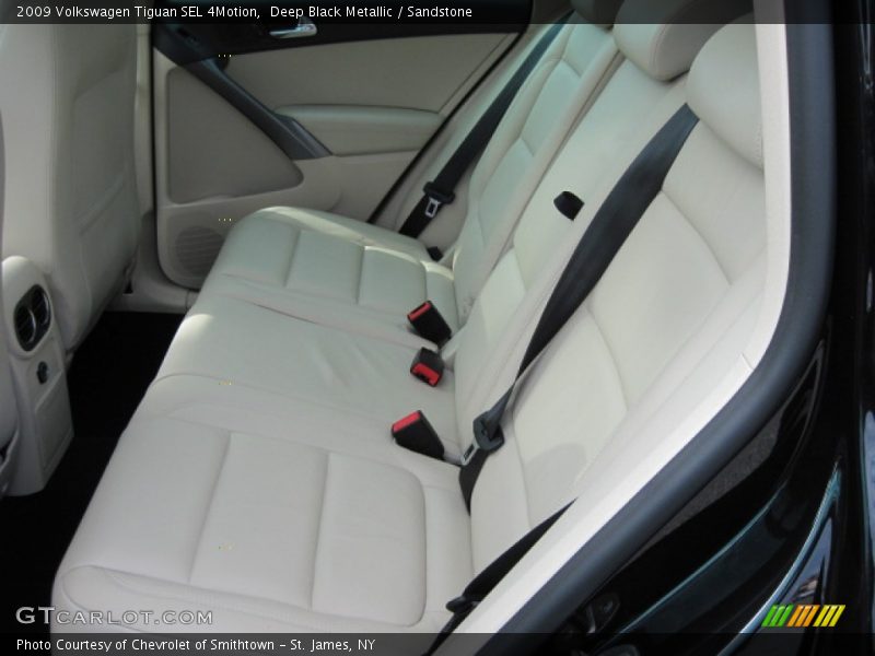 Deep Black Metallic / Sandstone 2009 Volkswagen Tiguan SEL 4Motion