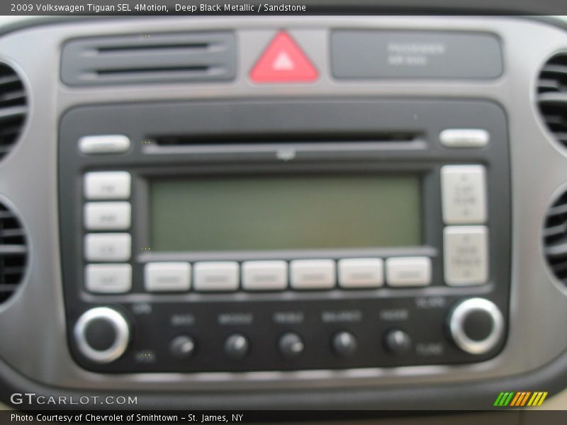 Deep Black Metallic / Sandstone 2009 Volkswagen Tiguan SEL 4Motion