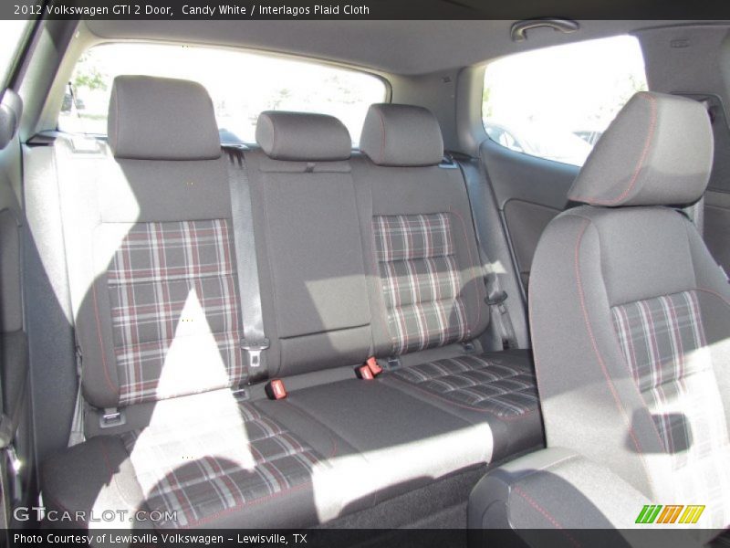 Candy White / Interlagos Plaid Cloth 2012 Volkswagen GTI 2 Door