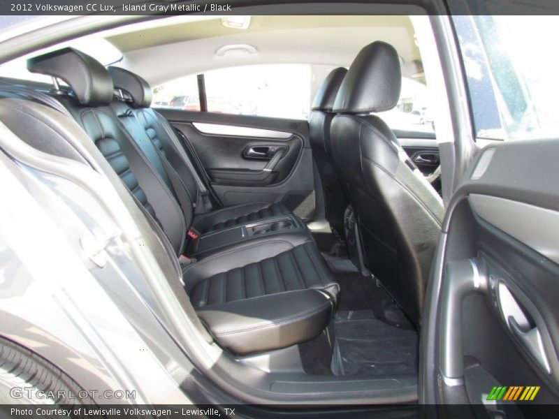 Island Gray Metallic / Black 2012 Volkswagen CC Lux