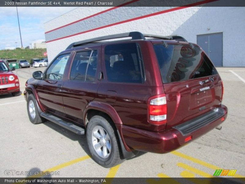 Merlot Red Pearl / Charcoal 2003 Nissan Pathfinder SE 4x4