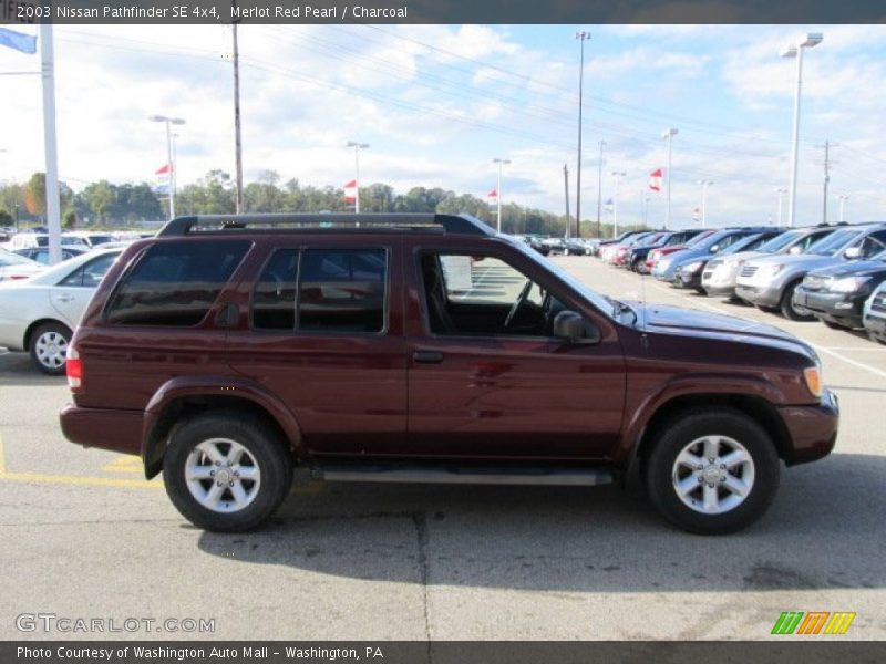 Merlot Red Pearl / Charcoal 2003 Nissan Pathfinder SE 4x4