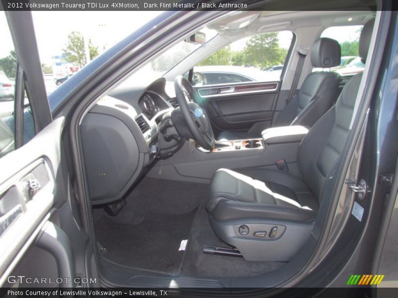 Dark Flint Metallic / Black Anthracite 2012 Volkswagen Touareg TDI Lux 4XMotion
