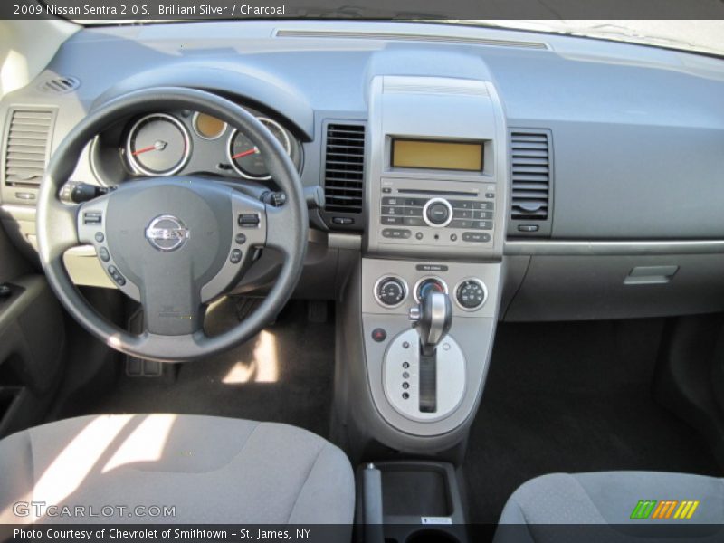 Brilliant Silver / Charcoal 2009 Nissan Sentra 2.0 S