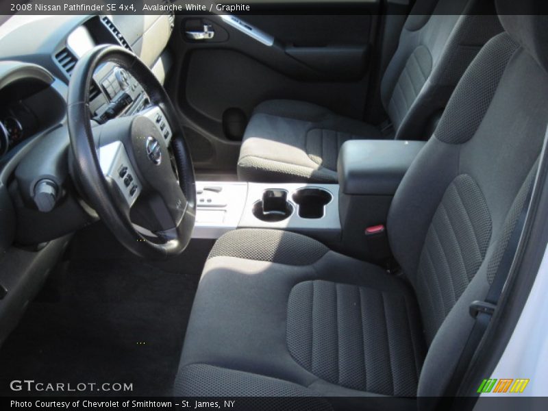Avalanche White / Graphite 2008 Nissan Pathfinder SE 4x4