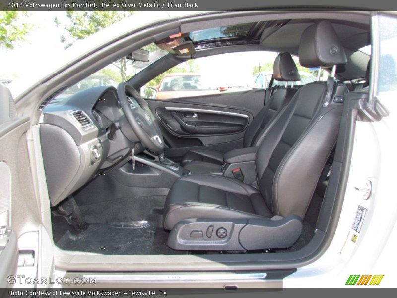  2012 Eos Komfort Titan Black Interior