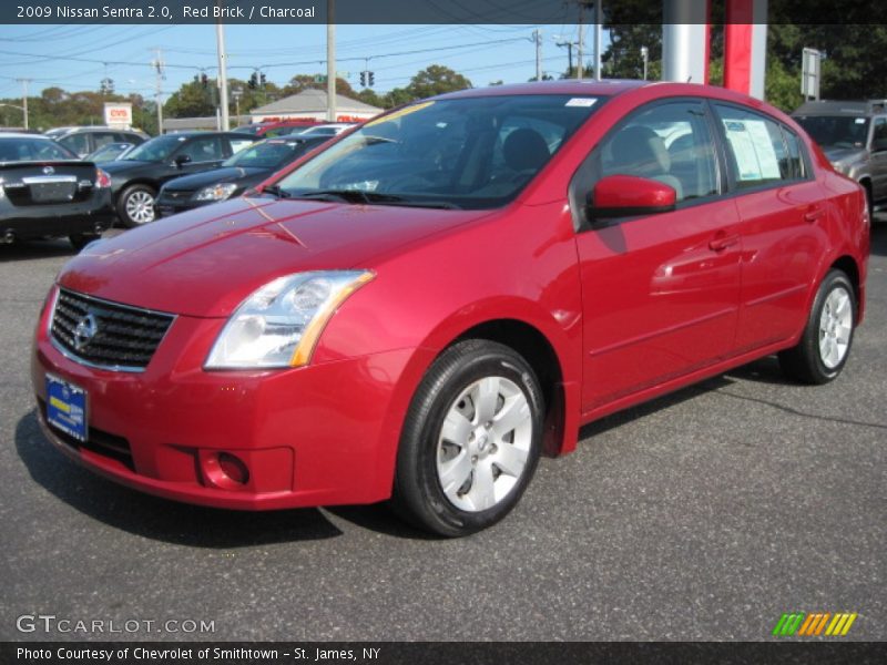 Red Brick / Charcoal 2009 Nissan Sentra 2.0