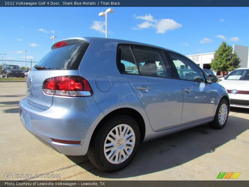 Shark Blue Metallic / Titan Black 2012 Volkswagen Golf 4 Door