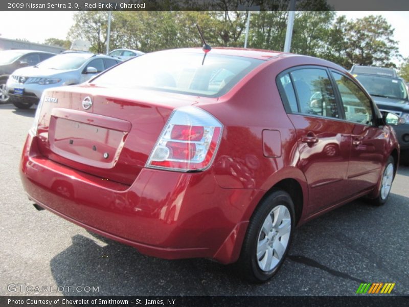 Red Brick / Charcoal 2009 Nissan Sentra 2.0