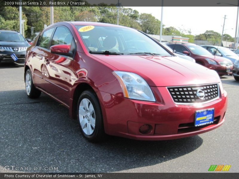 Red Brick / Charcoal 2009 Nissan Sentra 2.0