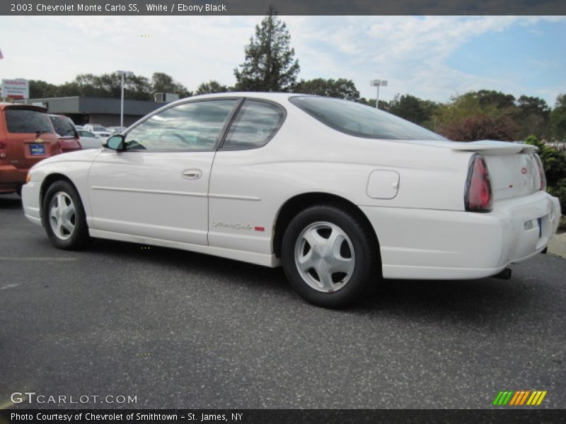 White / Ebony Black 2003 Chevrolet Monte Carlo SS