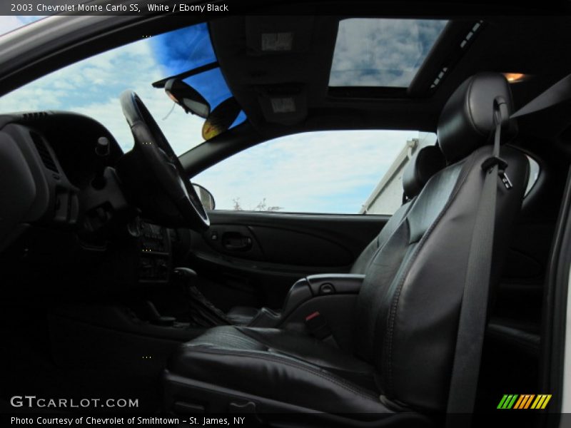 White / Ebony Black 2003 Chevrolet Monte Carlo SS