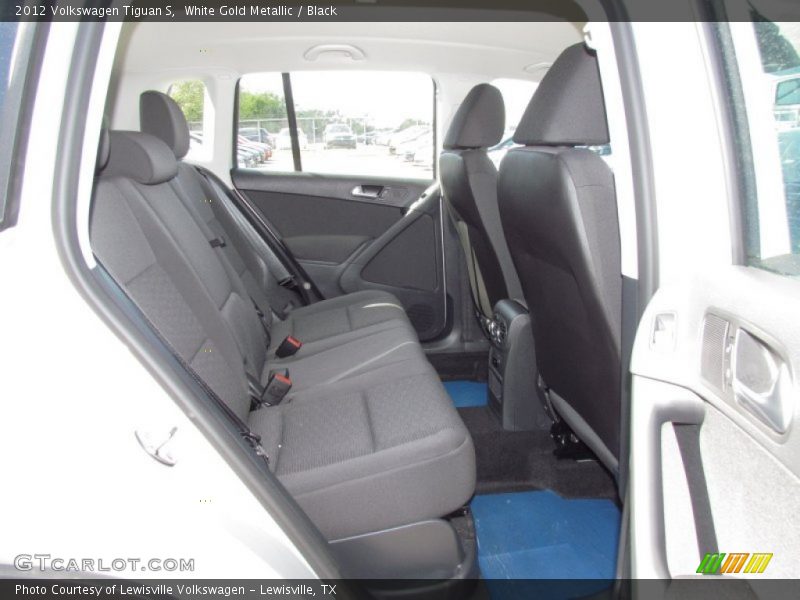 White Gold Metallic / Black 2012 Volkswagen Tiguan S