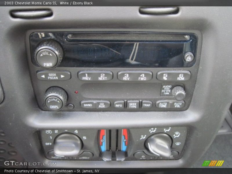 White / Ebony Black 2003 Chevrolet Monte Carlo SS