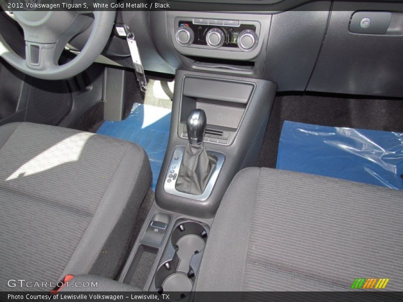White Gold Metallic / Black 2012 Volkswagen Tiguan S