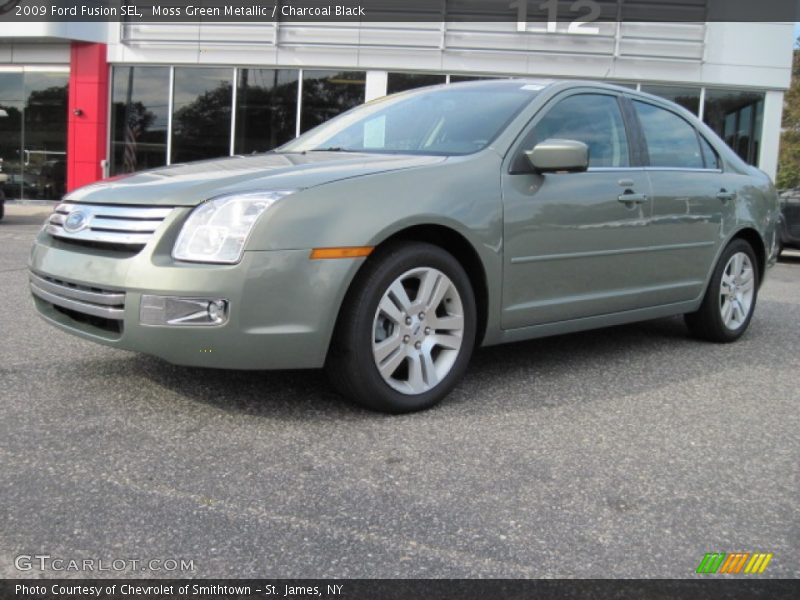 Moss Green Metallic / Charcoal Black 2009 Ford Fusion SEL