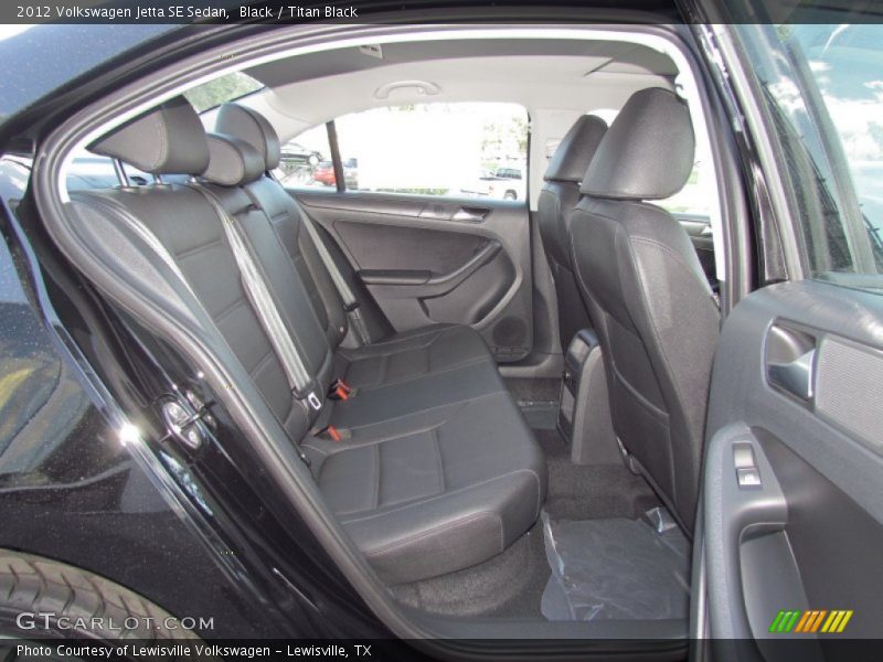 Black / Titan Black 2012 Volkswagen Jetta SE Sedan