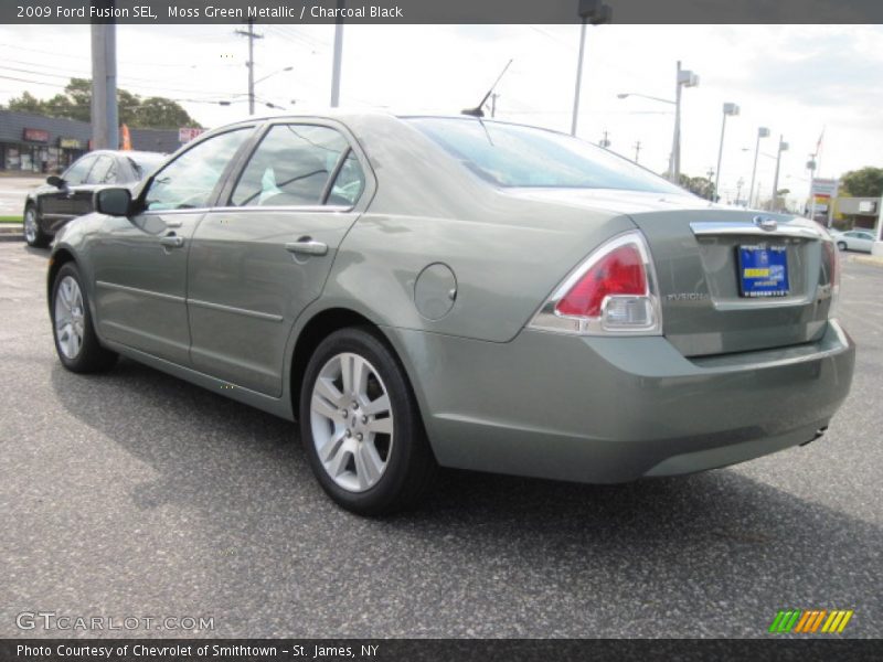Moss Green Metallic / Charcoal Black 2009 Ford Fusion SEL