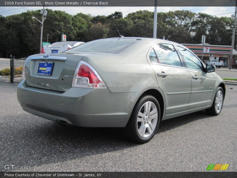 Moss Green Metallic / Charcoal Black 2009 Ford Fusion SEL