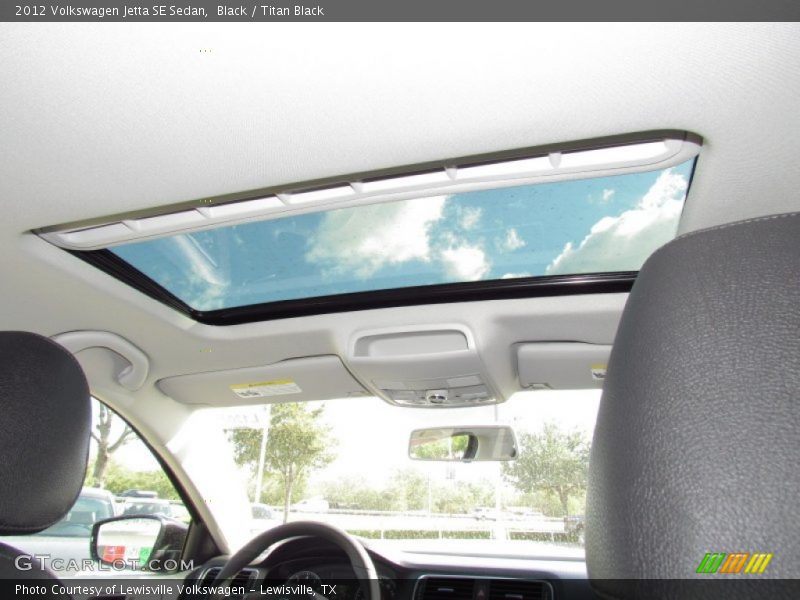 Black / Titan Black 2012 Volkswagen Jetta SE Sedan