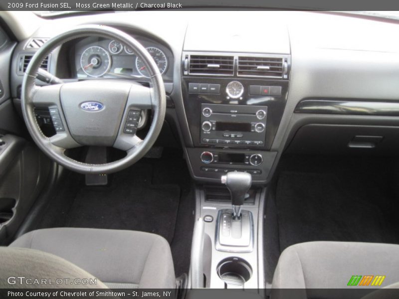 Moss Green Metallic / Charcoal Black 2009 Ford Fusion SEL