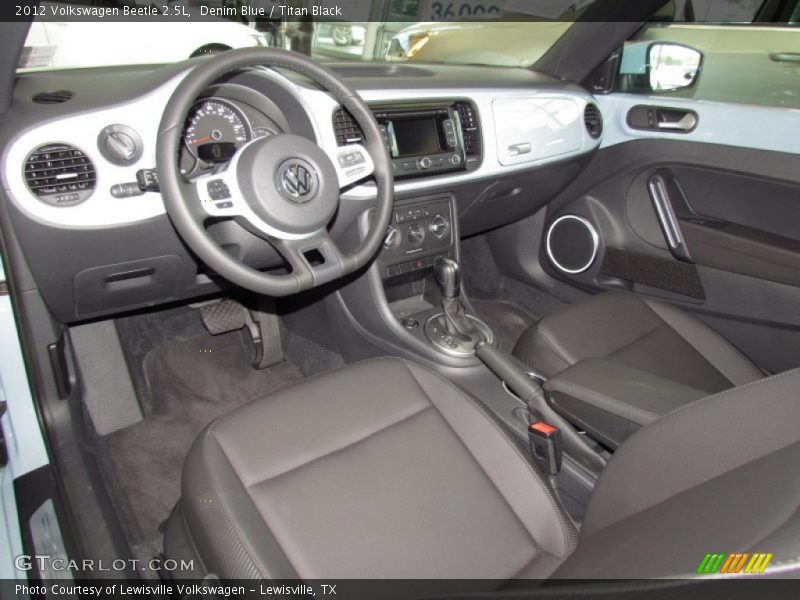  2012 Beetle 2.5L Titan Black Interior