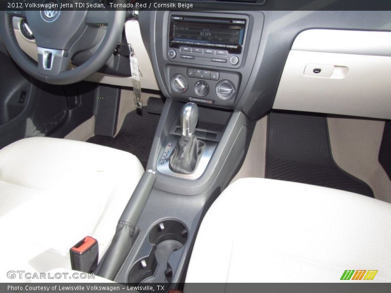 Tornado Red / Cornsilk Beige 2012 Volkswagen Jetta TDI Sedan